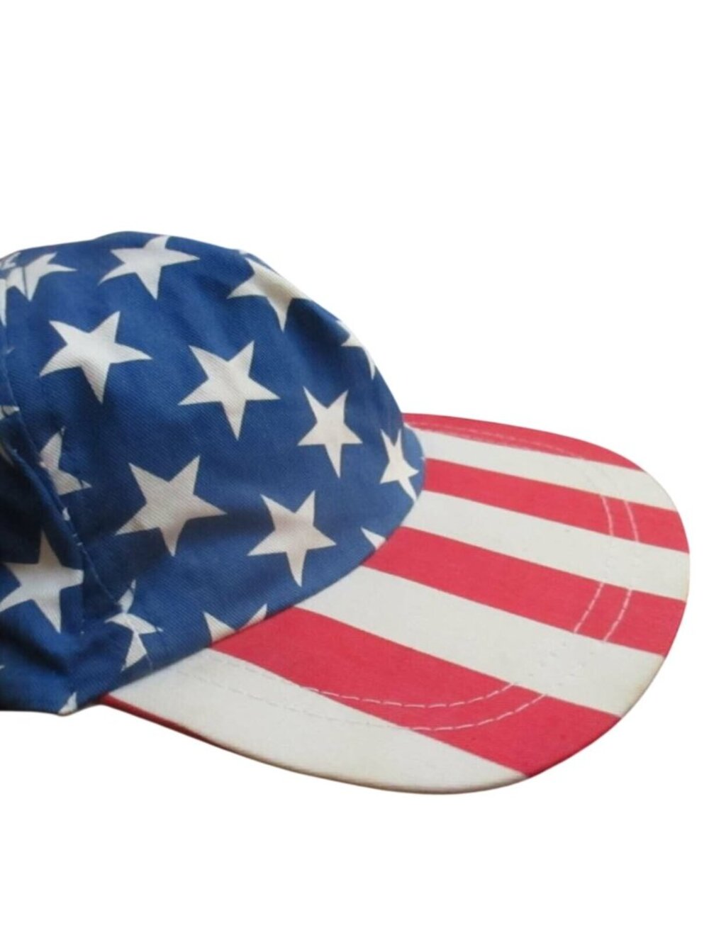 Vintage Canvas Hat Baseball Cap AMERICAN FLAG Vintage